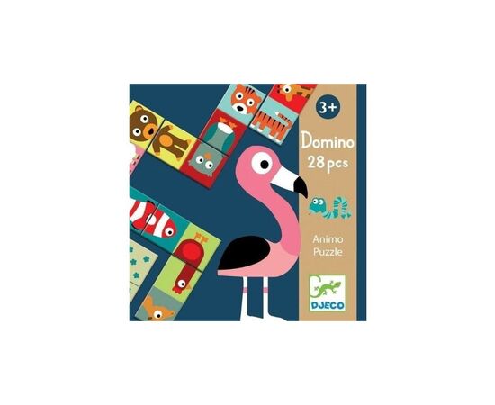 Настольная игра Djeco Детское домино. Составь животное (DJ08165)