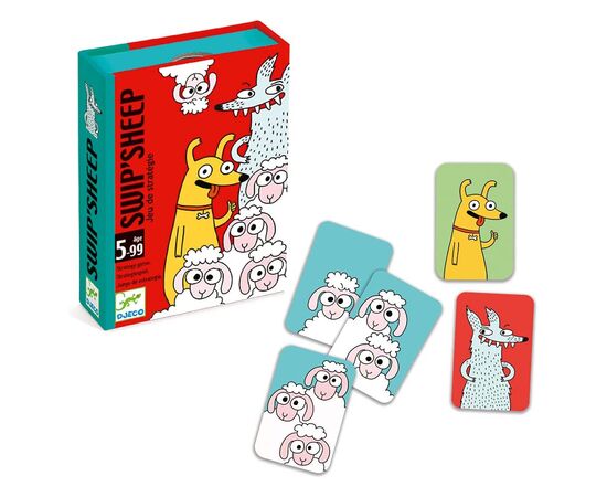 Настольная игра Djeco Собери барашков (Swip' Sheep) (DJ05145), изображение 2 Настольная игра Djeco Собери барашков (Swip' Sheep) (DJ05145), изображение 2