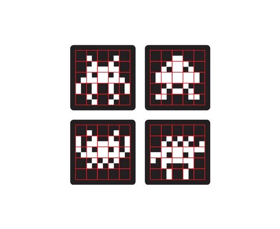 Настольная игра Djeco Пиксели (Pixel Tangram) (DJ08443), изображение 4 Настольная игра Djeco Пиксели (Pixel Tangram) (DJ08443), изображение 4