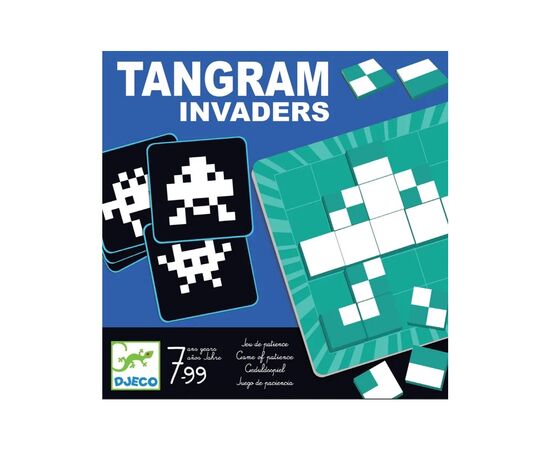 Настольная игра Djeco Пиксели (Pixel Tangram) (DJ08443), изображение 6 Настольная игра Djeco Пиксели (Pixel Tangram) (DJ08443), изображение 6