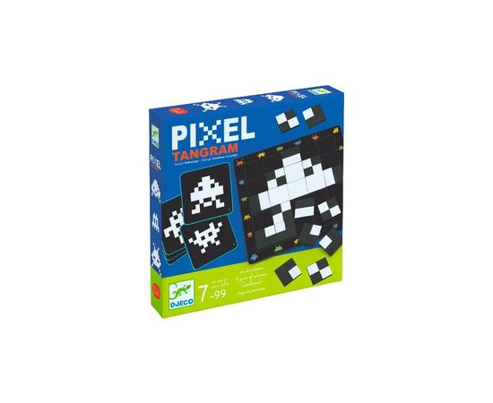 Настольная игра Djeco Пиксели (Pixel Tangram) (DJ08443)