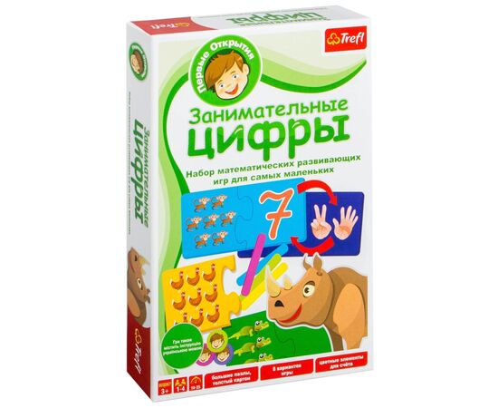 Настольная игра Trefl АБВГДейка. Занимательные цифры (02162)