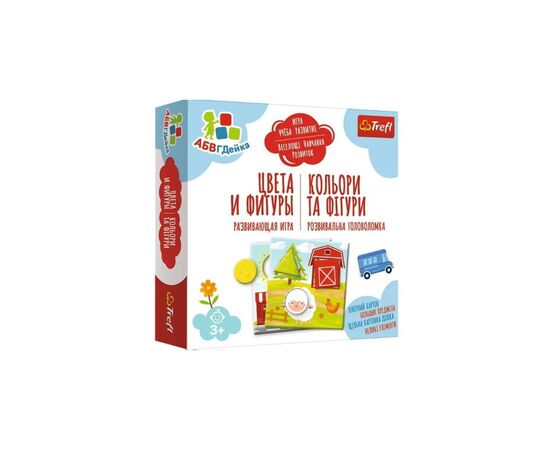 Настільна гра Trefl АБВГДейка. Кольори та фігури (02159)