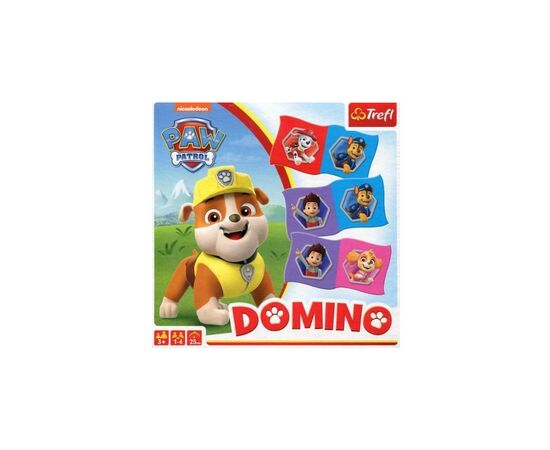 Настольная игра Trefl Домино. Щенячий патруль (Domino: Paw Patrol) (01895), изображение 2 Настольная игра Trefl Домино. Щенячий патруль (Domino: Paw Patrol) (01895), изображение 2