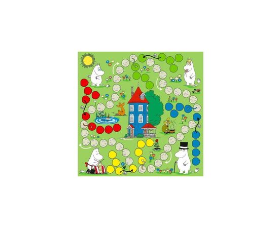 Настольная игра Trefl Лудо 2 в 1. Муми-тролли (Ludo 2 in 1: Moomin) (02208), изображение 4 Настольная игра Trefl Лудо 2 в 1. Муми-тролли (Ludo 2 in 1: Moomin) (02208), изображение 4