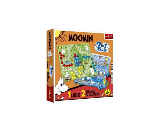 Настольная игра Trefl Лудо 2 в 1. Муми-тролли (Ludo 2 in 1: Moomin) (02208)