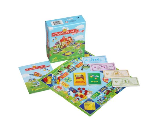 Настольная игра Arial Коммерсант Юниор (11043), изображение 2 Настольная игра Arial Коммерсант Юниор (11043), изображение 2