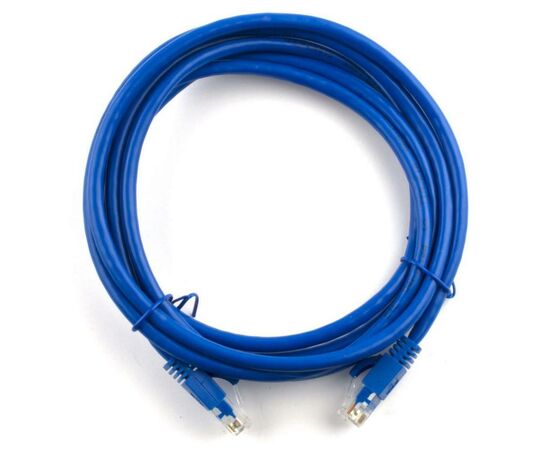 Патч-корд Ritar 1м, RJ-45, Cat.6, CU, медь, синий (03240)