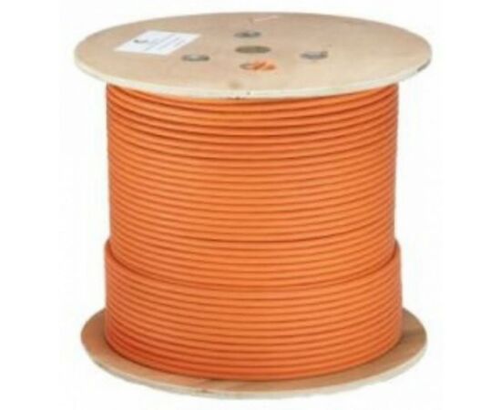 Кабель мережевий ЗЗКМ FTP 500м 4*2*24AWG[0,51] мідь[СU] cat.5e, негорючий [LSZH] (70331)