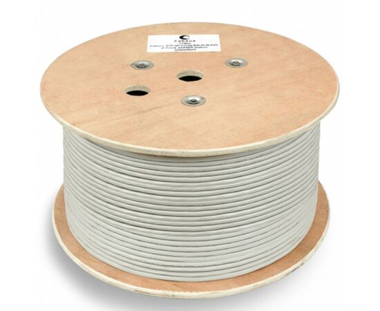Кабель мережевий ЗЗКМ UTP 500м 4*2*23AWG[0,57] мідь[СU] Cat 6, внутрішній [PVC] (70807)