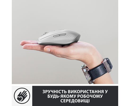 Мышка Logitech MX Anywhere 3 Performance for Business Wireless Pale Grey (910-006216), изображение 3 Мышка Logitech MX Anywhere 3 Performance for Business Wireless Pale Grey (910-006216), изображение 3