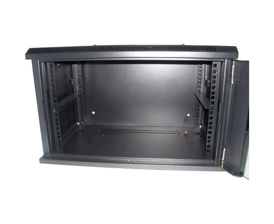 Шафа настінна Hypernet 4U 19" 600x300 (WMNC-30-4U-FLAT-AC-BLACK), зображення 2 Шафа настінна Hypernet 4U 19" 600x300 (WMNC-30-4U-FLAT-AC-BLACK), зображення 2