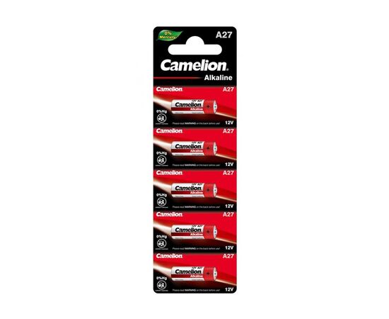 Батарейка Camelion A27 / LR27 Alkaline * 5 (A27-BP5)