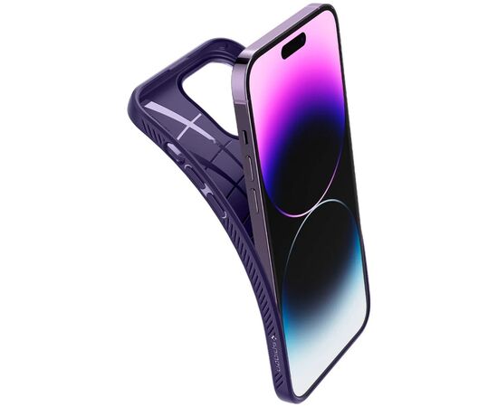 Чехол для моб. телефона Spigen Apple iPhone 14 Pro Max Liquid Air, Deep Purple (ACS05575), изображение 3 Чехол для моб. телефона Spigen Apple iPhone 14 Pro Max Liquid Air, Deep Purple (ACS05575), изображение 3