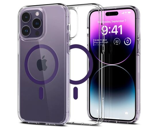 Чехол для моб. телефона Spigen Apple iPhone 14 Pro Max Ultra Hybrid MagFit, Deep Purple (ACS05581), изображение 2 Чехол для моб. телефона Spigen Apple iPhone 14 Pro Max Ultra Hybrid MagFit, Deep Purple (ACS05581), изображение 2