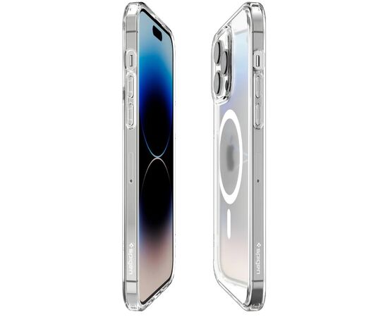 Чехол для моб. телефона Spigen Apple iPhone 14 Pro Max Ultra Hybrid MagFit, Frost Clear (ACS05583), изображение 5 Чехол для моб. телефона Spigen Apple iPhone 14 Pro Max Ultra Hybrid MagFit, Frost Clear (ACS05583), изображение 5