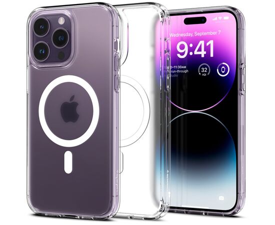 Чехол для моб. телефона Spigen Apple iPhone 14 Pro Ultra Hybrid MagFit, Frost Clear (ACS05587), изображение 6