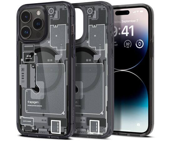 Чохол до моб. телефона Spigen Apple iPhone 14 Pro Ultra Hybrid Magfit, ZeroOne (ACS05540), зображення 7 Чохол до моб. телефона Spigen Apple iPhone 14 Pro Ultra Hybrid Magfit, ZeroOne (ACS05540), зображення 7