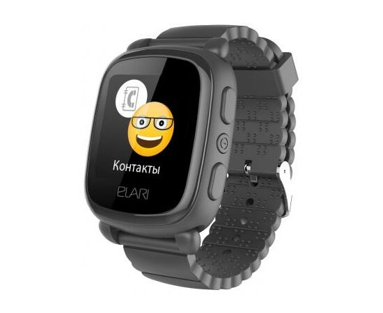 Смарт-часы Elari KidPhone 2 Black с GPS-трекером (KP-2B)