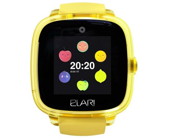 Смарт-часы Elari KidPhone Fresh Yellow с GPS-трекером (KP-F/Yellow), изображение 2 Смарт-часы Elari KidPhone Fresh Yellow с GPS-трекером (KP-F/Yellow), изображение 2