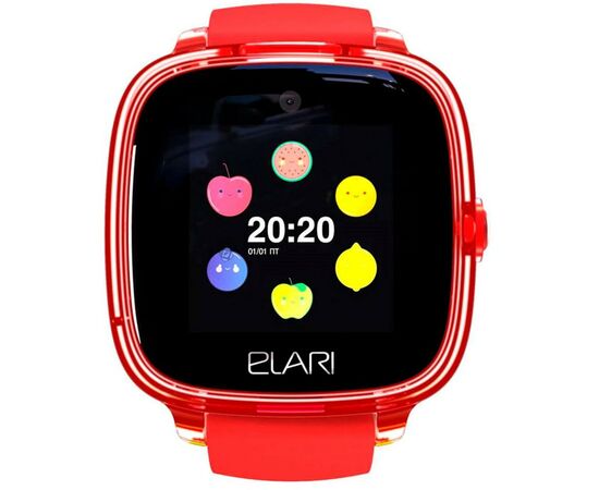Смарт-часы Elari KidPhone Fresh Red с GPS-трекером (KP-F/Red), изображение 2 Смарт-часы Elari KidPhone Fresh Red с GPS-трекером (KP-F/Red), изображение 2