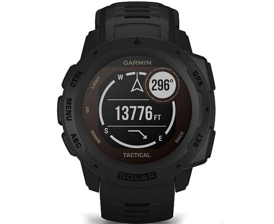 Смарт-часы Garmin Instinct Solar, Tactical Edition, Black (010-02293-03), изображение 2 Смарт-часы Garmin Instinct Solar, Tactical Edition, Black (010-02293-03), изображение 2