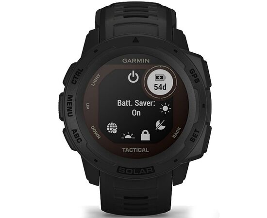 Смарт-часы Garmin Instinct Solar, Tactical Edition, Black (010-02293-03), изображение 5 Смарт-часы Garmin Instinct Solar, Tactical Edition, Black (010-02293-03), изображение 5