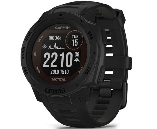 Смарт-часы Garmin Instinct Solar, Tactical Edition, Black (010-02293-03)