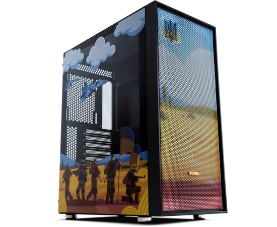 Корпус Vinga Pillar Black Freedom soldiers (01230011782)