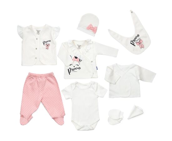 Набор детской одежды Miniworld PRINCESS (14461-62G-pink)