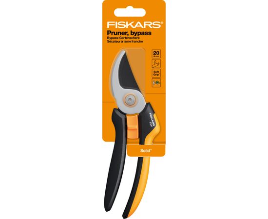 Секатор Fiskars Solid L P341, 26.5 см, 186гр (1057164), изображение 3 Секатор Fiskars Solid L P341, 26.5 см, 186гр (1057164), изображение 3