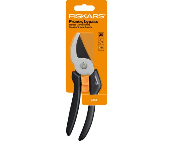 Секатор Fiskars Solid P121, 25.5 см, 141гр (1057160), изображение 3 Секатор Fiskars Solid P121, 25.5 см, 141гр (1057160), изображение 3