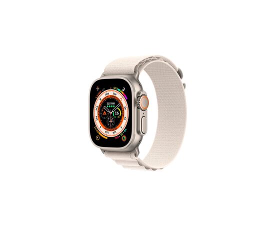 Ремешок для смарт-часов Apple 49mm Starlight Alpine Loop - Large (MQE73ZM/A), изображение 2 Ремешок для смарт-часов Apple 49mm Starlight Alpine Loop - Large (MQE73ZM/A), изображение 2