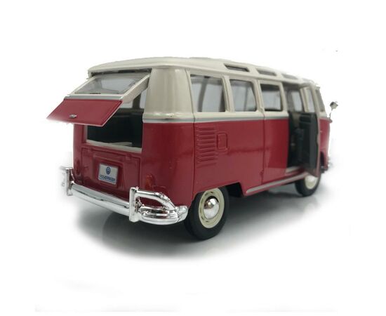 Машина Maisto Volkswagen Van "Samba" червоно-кремовий (1:25) (31956 red cream), зображення 3 Машина Maisto Volkswagen Van "Samba" червоно-кремовий (1:25) (31956 red cream), зображення 3