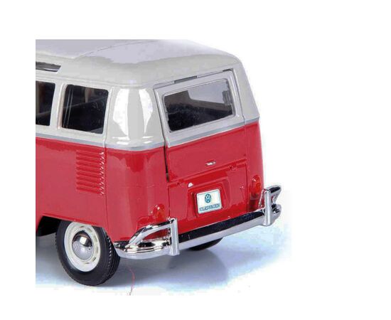 Машина Maisto Volkswagen Van "Samba" червоно-кремовий (1:25) (31956 red cream), зображення 6 Машина Maisto Volkswagen Van "Samba" червоно-кремовий (1:25) (31956 red cream), зображення 6