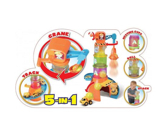 Игровой набор Bb Junior Volvo Stacking Crane (16-88605), изображение 2