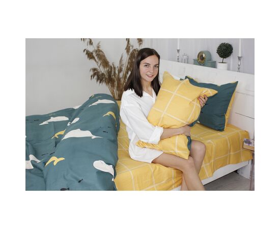 Постельное белье MirSon Сатин 22-1219 Whale 220x240 (2200002466301), изображение 2