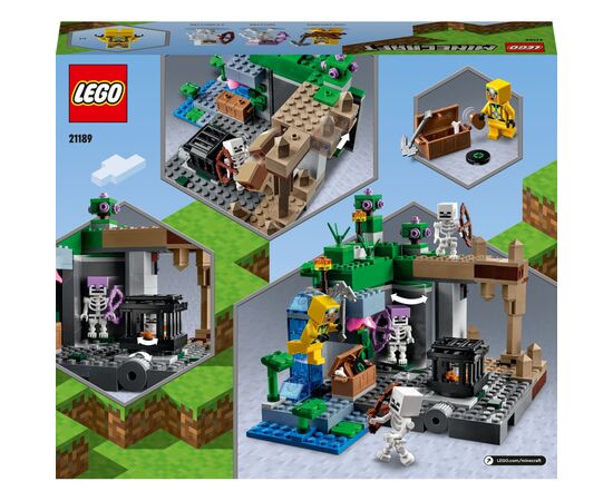 Конструктор LEGO Minecraft Подземелье скелетов 364 детали (21189), изображение 10 Конструктор LEGO Minecraft Подземелье скелетов 364 детали (21189), изображение 10