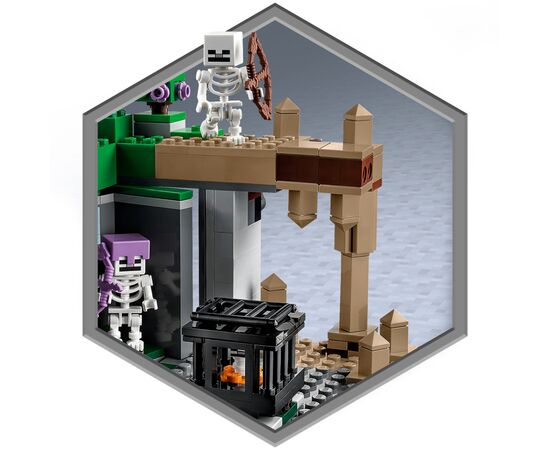Конструктор LEGO Minecraft Подземелье скелетов 364 детали (21189), изображение 6 Конструктор LEGO Minecraft Подземелье скелетов 364 детали (21189), изображение 6