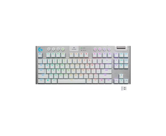 Клавіатура Logitech G915 TKL Tenkeyless Lightspeed RGB Tactile UA White (920-009503)