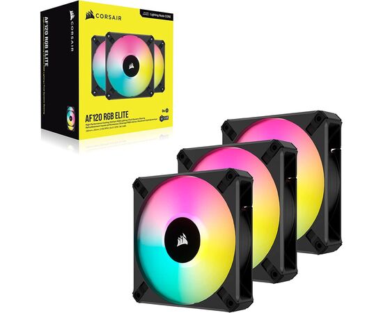 Кулер для корпуса Frontier AF120 RGB Elite Triple Pack (CO-9050154-WW), изображение 2 Кулер для корпуса Frontier AF120 RGB Elite Triple Pack (CO-9050154-WW), изображение 2