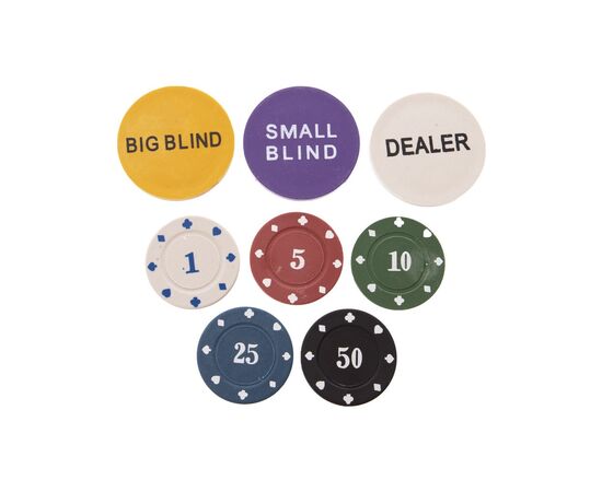 Настільна гра Johnshen Sports Покерний набір на 500 фішок без номіналу + сукно (бляшана коробка) (IG-3006), зображення 2 Настільна гра Johnshen Sports Покерний набір на 500 фішок без номіналу + сукно (бляшана коробка) (IG-3006), зображення 2