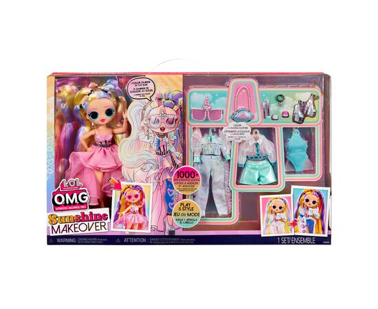 Кукла L.O.L. Surprise! серии O.M.G. Sunshine Makeover – Большой сюрприз (589464), изображение 8 Кукла L.O.L. Surprise! серии O.M.G. Sunshine Makeover – Большой сюрприз (589464), изображение 8