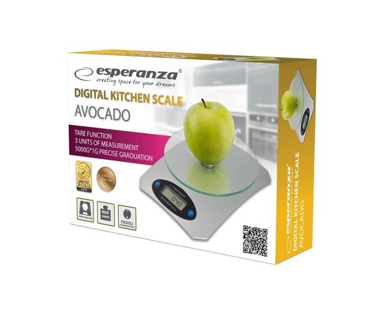 Весы кухонные Esperanza EKS006, изображение 4 Весы кухонные Esperanza EKS006, изображение 4