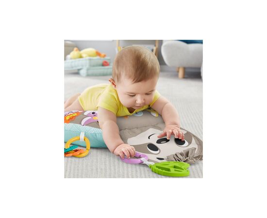 Детский коврик Fisher-Price Подушка для игры на животике Веселый ленивец (GRR01), изображение 3 Детский коврик Fisher-Price Подушка для игры на животике Веселый ленивец (GRR01), изображение 3