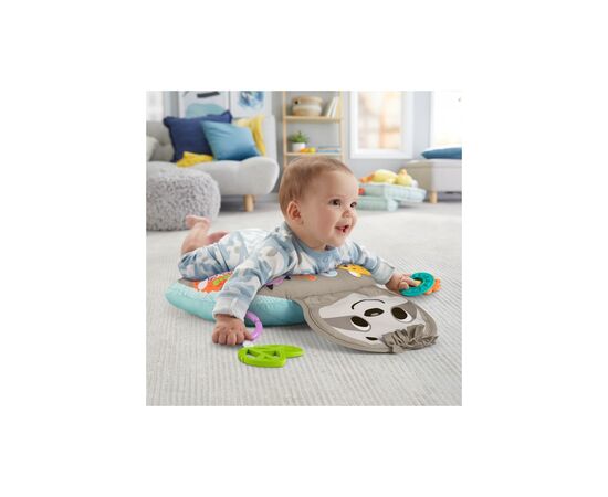 Детский коврик Fisher-Price Подушка для игры на животике Веселый ленивец (GRR01), изображение 4 Детский коврик Fisher-Price Подушка для игры на животике Веселый ленивец (GRR01), изображение 4