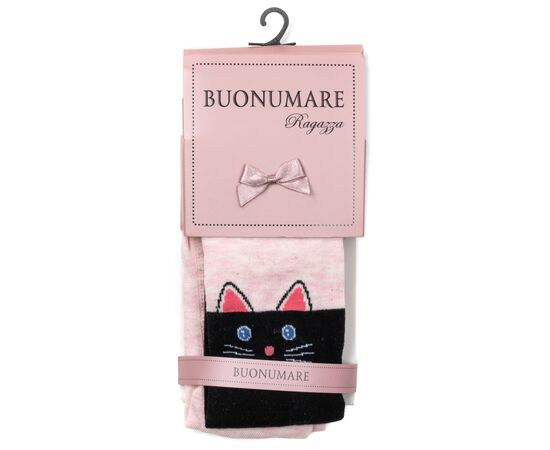 Колготки UCS Socks с котиками (M0C0301-1196-9G-pinkblack), изображение 2 Колготки UCS Socks с котиками (M0C0301-1196-9G-pinkblack), изображение 2