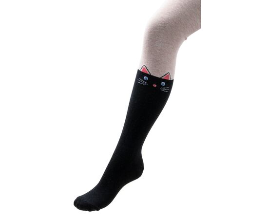 Колготки UCS Socks з котиками (M0C0301-1196-11G-pinkblack)