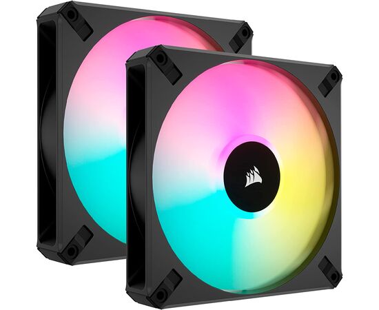 Кулер до корпусу Corsair AF140 RGB Elite Dual Pack (CO-9050156-WW)
