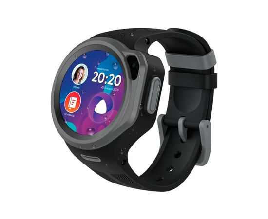 Смарт-часы Elari KidPhone 4G Round Black (KP-4GRD-B)